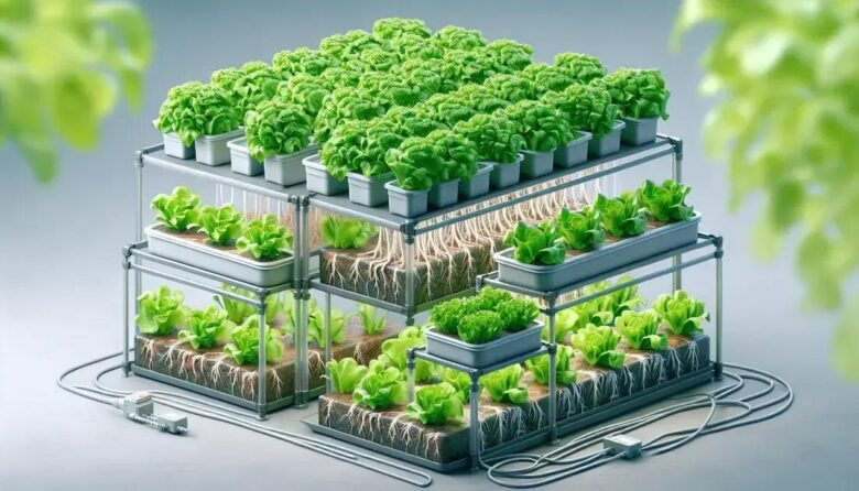 lettuce hydroponic: boost growth, avoid root rot in bins