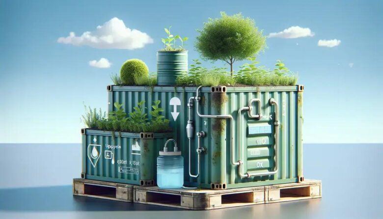 self-watering benefits of upcycled container garden beds