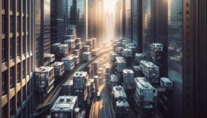 Mobile rooftop container solutions for wind-resistant applications
