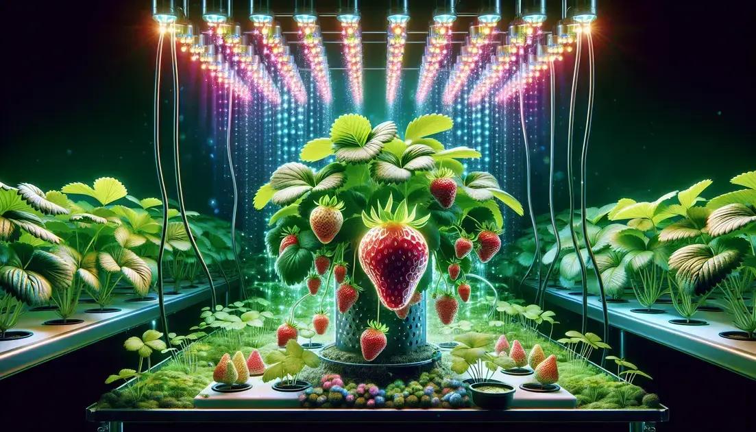 alternative methods for enhancing strawberry growth