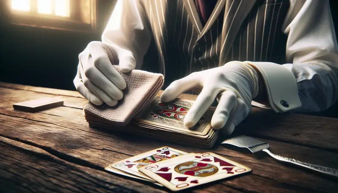 cleaning tips without harming cards