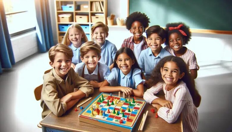 Cooperative vintage games for classroom behavior