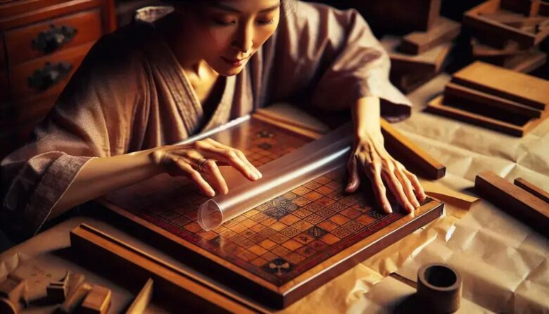 How to laminate vintage board game boards