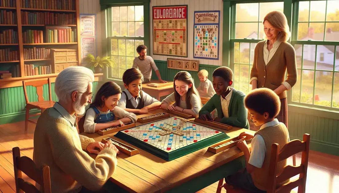 incorporating vintage scrabble in classrooms and at home