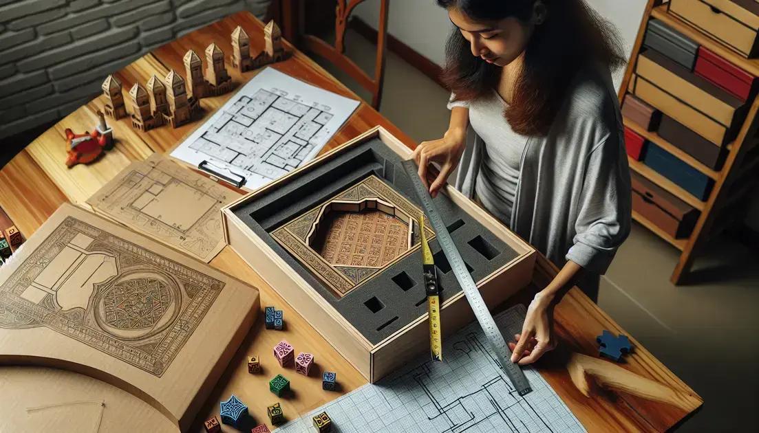 measuring and planning the foam insert design