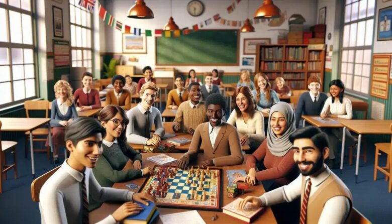 Vintage games for ESL students learning English